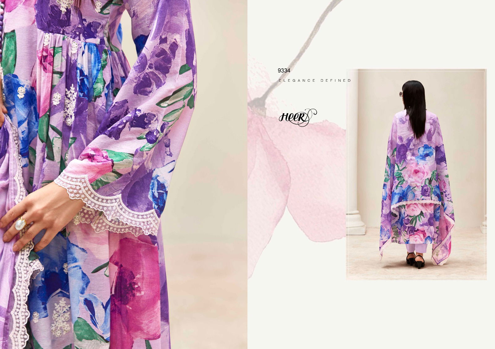 Kashmiri Garden By Kimora Linen Embroidery Printed Dress Material Wholesale Shop In Surat